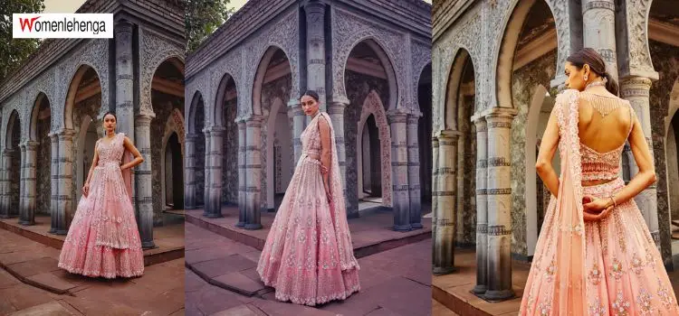 The Perfect Embellishments for a Blue Ombre Lehenga